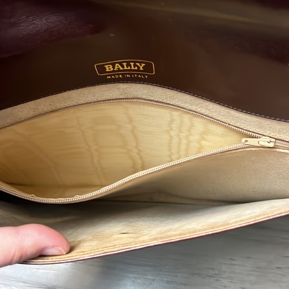 BALLY BROWN LEATHER DOCUMENT/ PORTFOLIO CASE - Picture 14 of 16